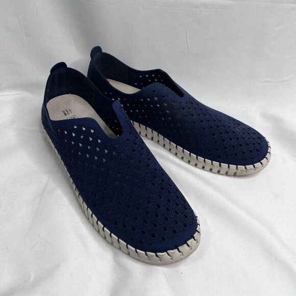 Project Cloud Blue Perforated Slip On Memory Foam Comfort Shoe Size 11 - Picture 7 of 9